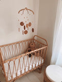 The Bassinet Rattan Rounds Mobile